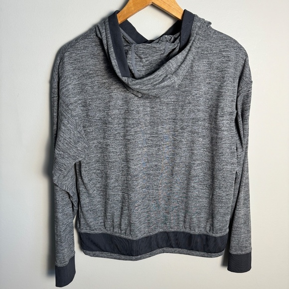 Mondetta Women's Long Sleeve Performance T-Shirt Hoodie Gray Size Small Athletic - Picture 5 of 12